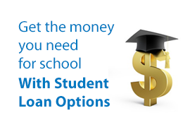 Get the money you need for school with student loan options